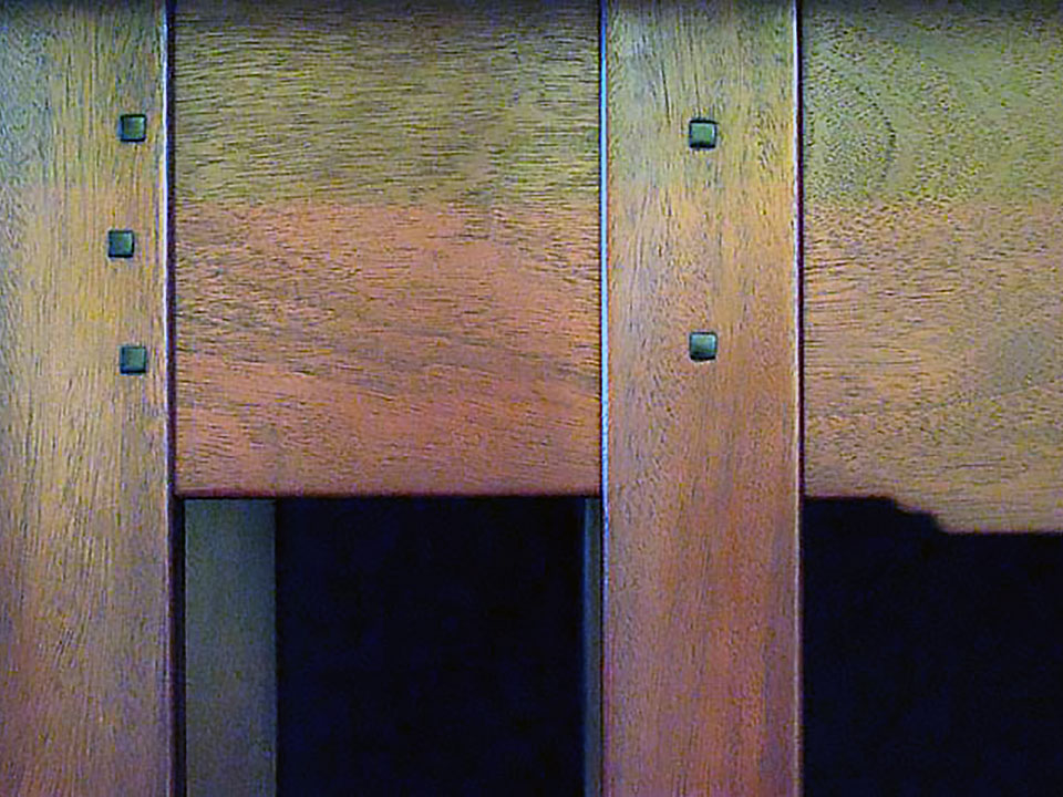 FORD DINING ROOM SERVING TABLE DETAIL
