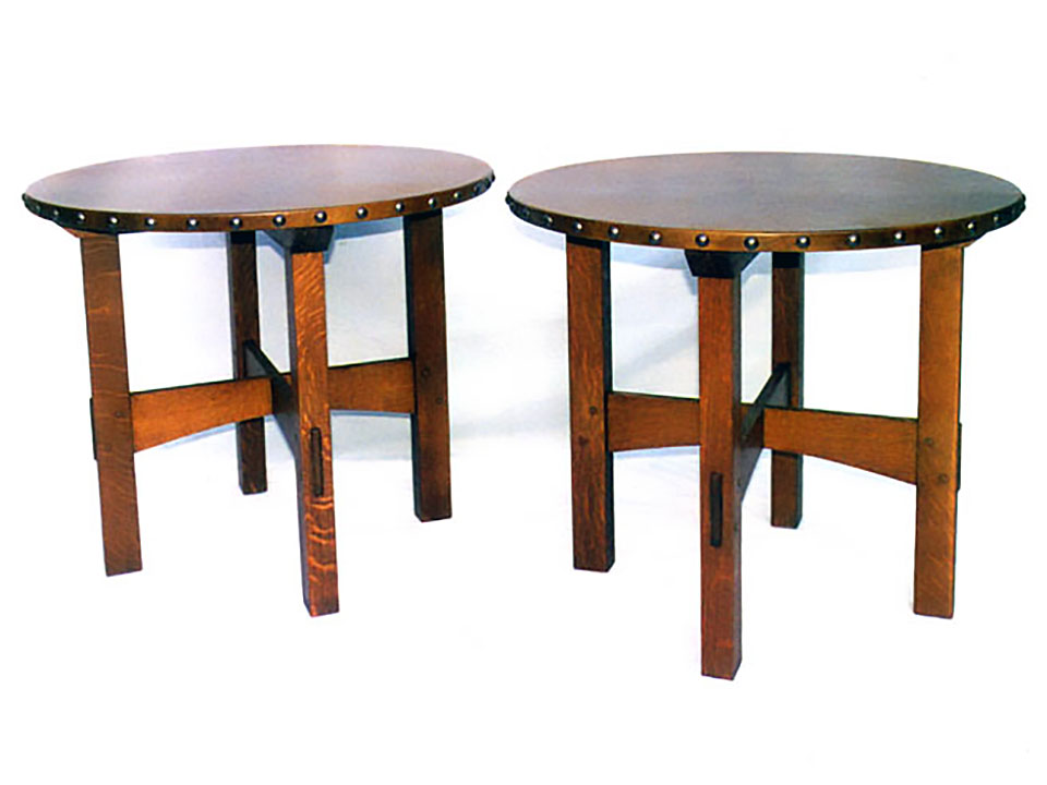 LEATHER-TOP TABLES